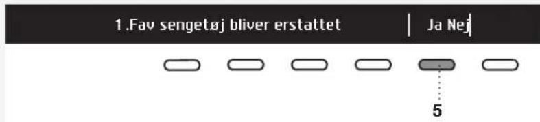 1.Fav sengetøj bliver erstattet | Ja Nej 5