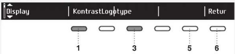 Display | KontrastLogtype | | Retur 1 3 5 6