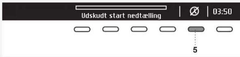 Udskudt start nedtælling | Ø | 03:50 5