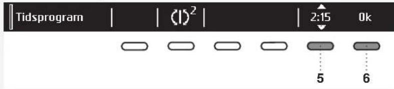 Tidsprogram | (1)² | 2:15 0k 5 6