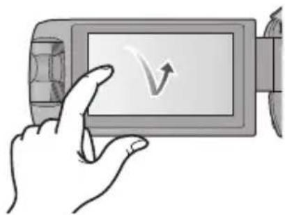 PANASONIC HC-W850M - ■ Slide while touching - 1