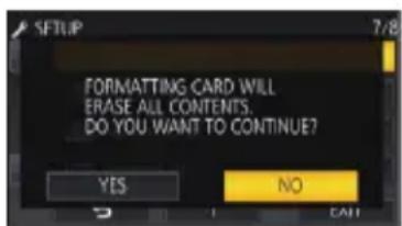 PANASONIC HC-W850M - When disposing of or giving away the SD card, note that: - 2