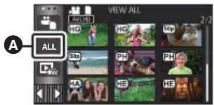 PANASONIC HC-W850M - Touch the date select icon. (→ 21) - 1