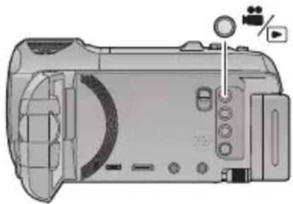 PANASONIC HC-W850M - Switching this unit between Recording Mode and Playback Mode - 1