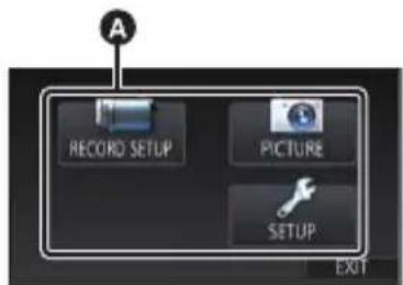 PANASONIC HC-W850M - Using the menu screen - 5