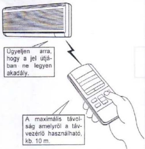 PANASONIC CU-MC140KE - A távvezérlő használata - 1