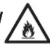 Elvita CKF5200V - WARNING: Risk of fire / flammable materials - 1