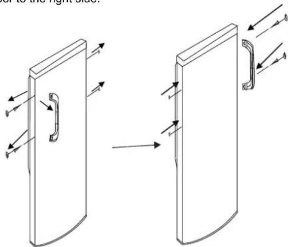 Elvita CKS3144V - Reversing the door - 13