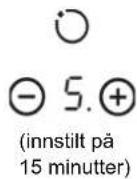 Elvita CKH2661S - Stille inn tidsuret til å slå av én eller flere varmesoner - 3