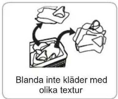 Blanda inte kläder med olika textur