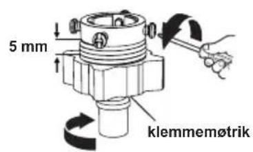 5 mm klemmemøtrik