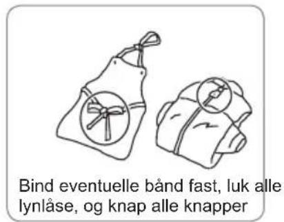 Læg små stykker tøj i et pudevår eller en vaskepose