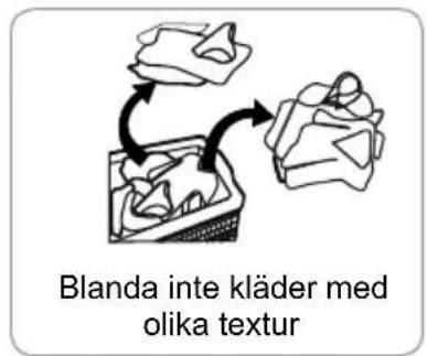 Blanda inte kläder med olika textur