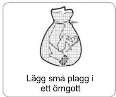 Lägg små plagg i ett örngott
