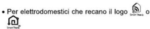 • Per elettrodomestici che recano il logo Smart held