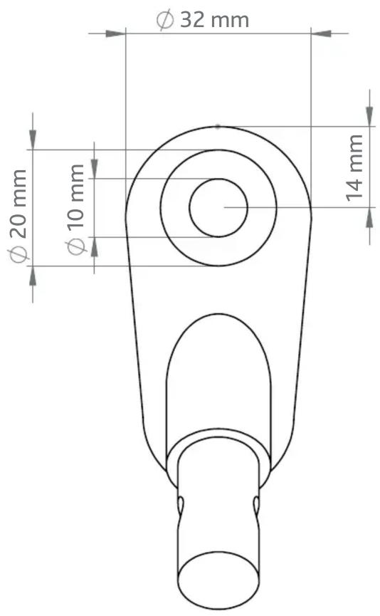 Ø 32 mm Ø 20 mm Ø 10 mm 14 mm