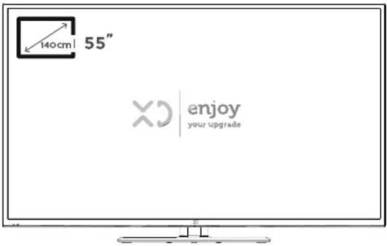 140cm | 55" ×∞ | enjoy your upgrade