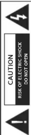 CAUTION RISK OF ELECTRIC SHOCK DO NOT OPEN