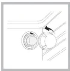 WHIRLPOOL ACMT 6631 - Replacing the oven light bulb - 1