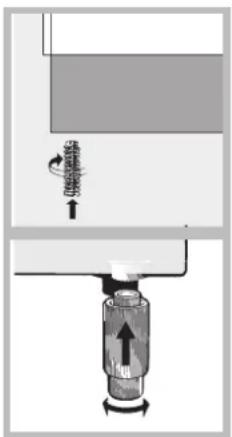 WHIRLPOOL ACMK 6531 - Positionering och nivellering - 2
