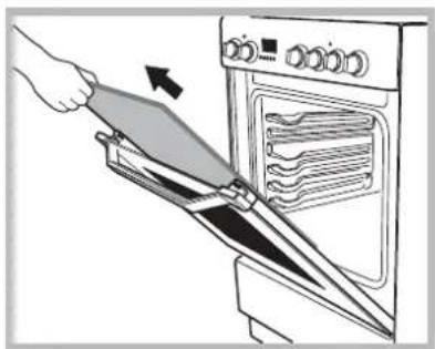 WHIRLPOOL ACMK 6531 - Fjernelse og montering af ovnlågen: - 4