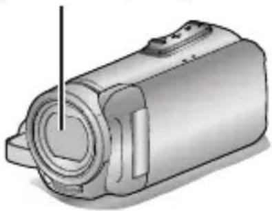 JVC GZ-RX605 - Skydd av objektivet - 1
