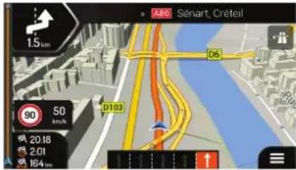 1.5 km 90 50 km/h 20.18 2.01 164 km AB6 Sénart, Créteil D6 D103