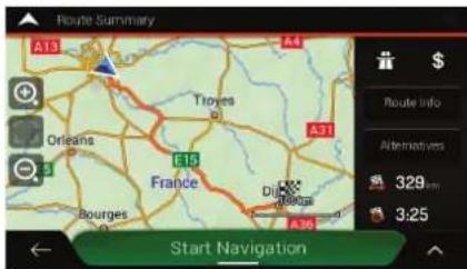 Route Summary A13 Tsoyes E15 France Bourges A31 A41 A30 Start Navigation Route Info Alternatives 329nm 3:25