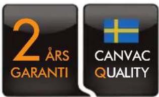 2 ÅRS GARANTI CANVAC QUALITY