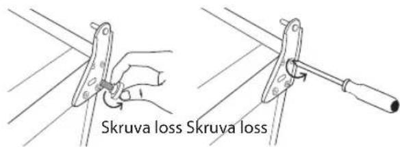 MATSUI M136CW15E - Ändra dörrens gångjärn - 2