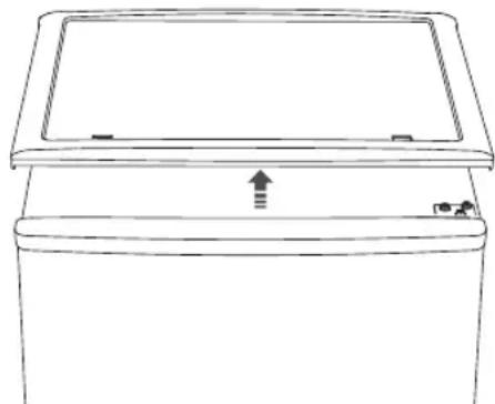 MATSUI M48TW18E - Ändra dörrens gångjärn - 2