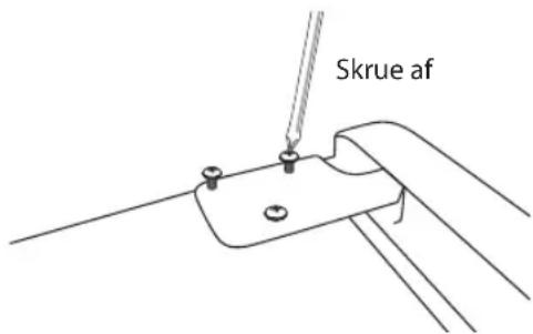 MATSUI M48TW18E - Sådan skiftes åbningsretningen - 4
