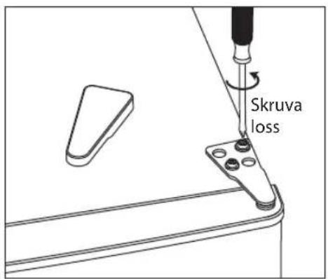 MATSUI MUF48W19E - Ändra dörrens gångjärn - 3