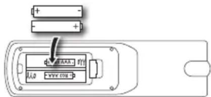Diagram showing battery and resistor connections with labeled pins and components