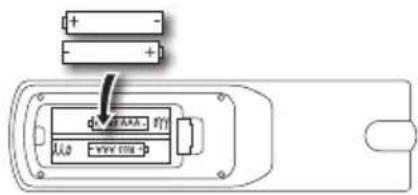 Diagram showing battery and resistor connections with labeled pins and internal components