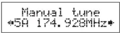 Manual tune *5A 174.928MHz*