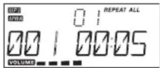 IPI MWA 0 : REPEAT ALL 00 : 00:05 VOLUME