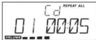 01 00:05 VOLUME REPEAT ALL
