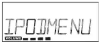 Logik LHFIP2010E - iPod MENU läge - 1