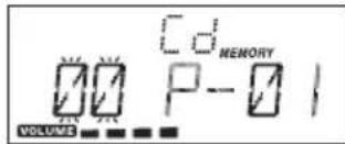 Cd MEMORY 001 P-01 VOLUME