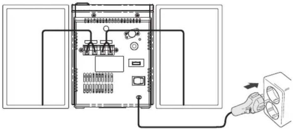 Logik LHFIP2010E - Connecting to the Mains Socket - 1
