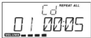 cd REPEAT ALL 01 00:05 VOLUMS
