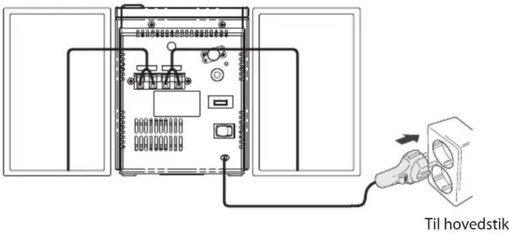 Logik LHFIP2010E - Højtalertislutninger - 2