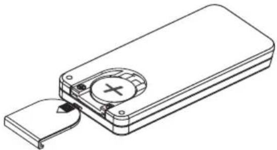 Logik LHFIP3010E - Batteriinstallation på fjernbetejning - 2