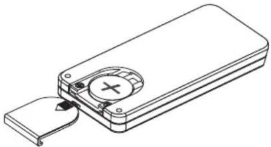 Logik LHFIP3010E - Battery Installation for the Remote Control - 2