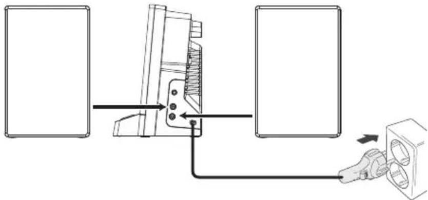 Logik LHFIP3010E - Højtalertislutninger - 2