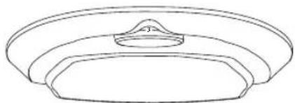 Simple line drawing of a bowl with a lid, no text or symbols present