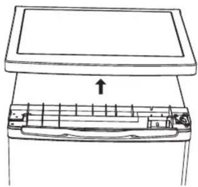 Logik LUF55W17E - Reversing the Door Swing - 3