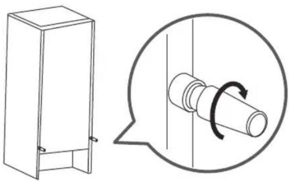 Logik LUF55W17E - Installing the Spacers - 1