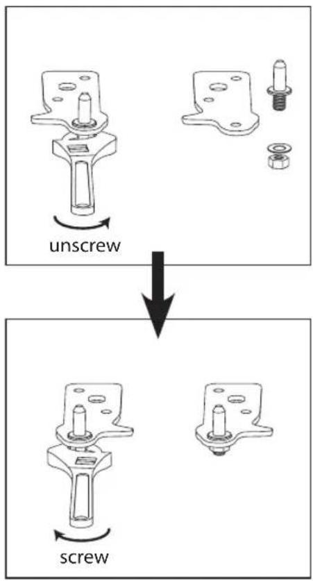 unscrew screw